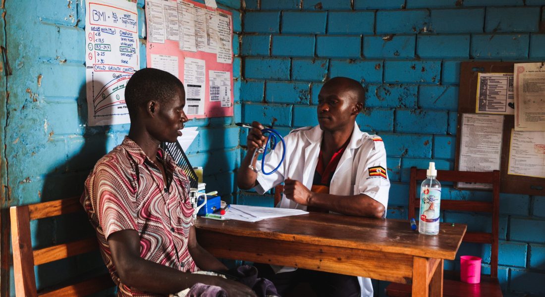 Peter Consulting with Patient